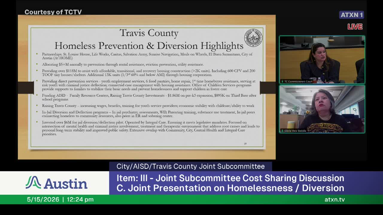 Joint subcommittee outlines plan for a mental health diversion center to reduce jail cycling