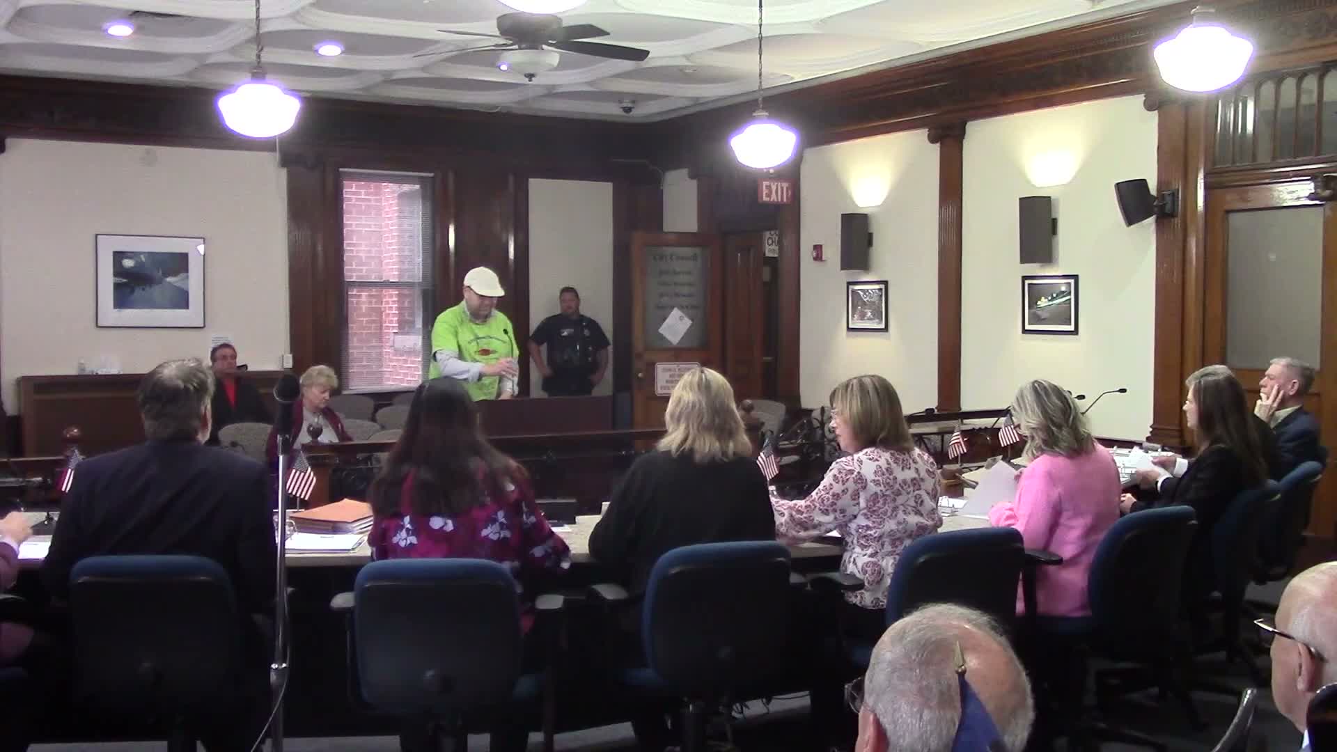 Residents press council on utility notices, community garden coordination and sewer backups