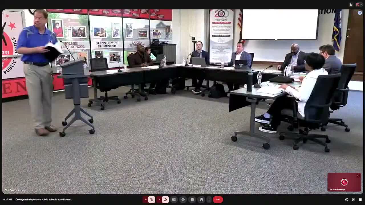 Covington superintendent and finance director outline tight FY27 tentative budget, contingency cut to 3%