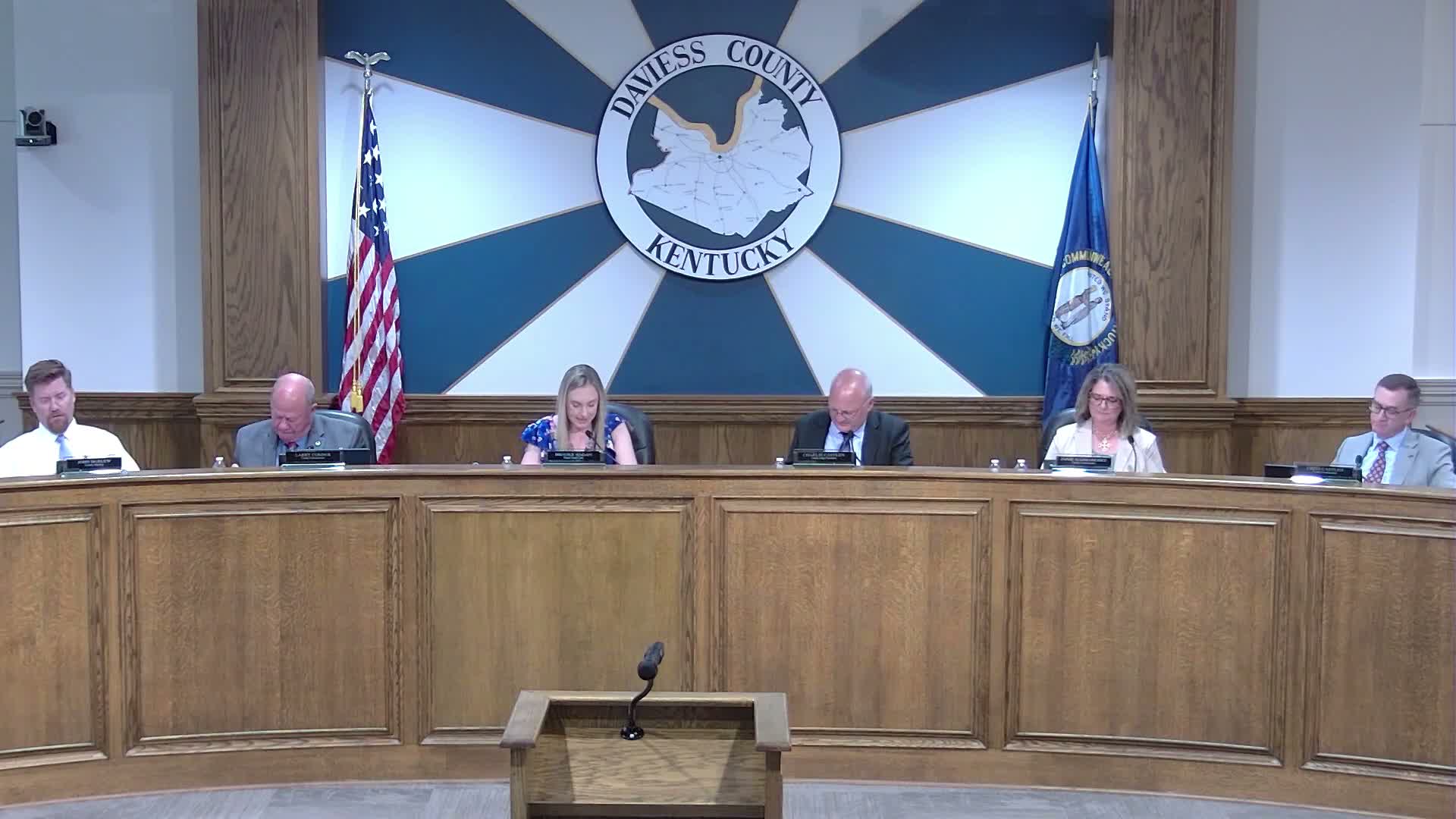 Daviess County fiscal court holds first reading of $121 million FY2026-27 budget