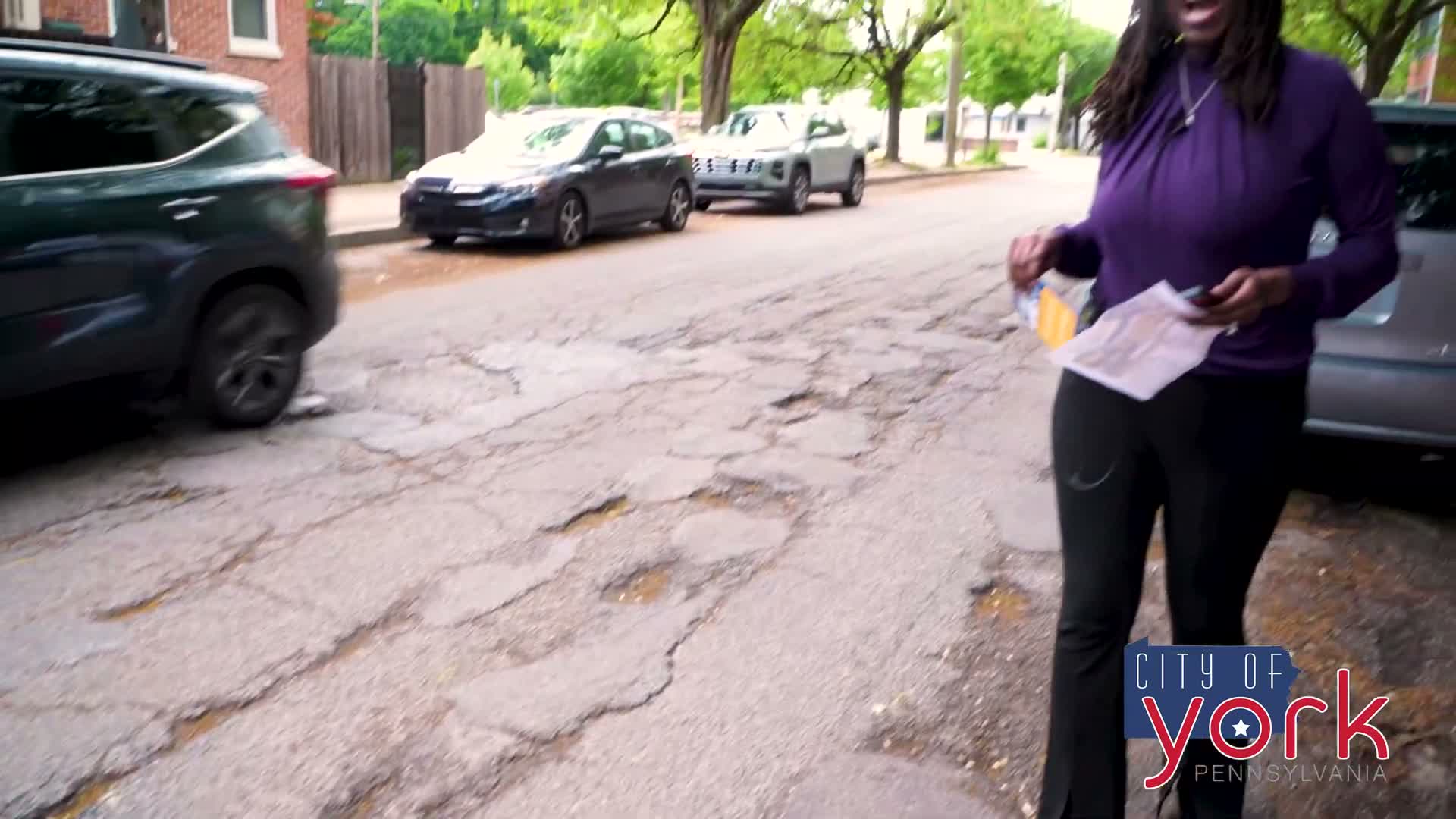 York City Mayor Walker announces May 18 pothole patrol for West End