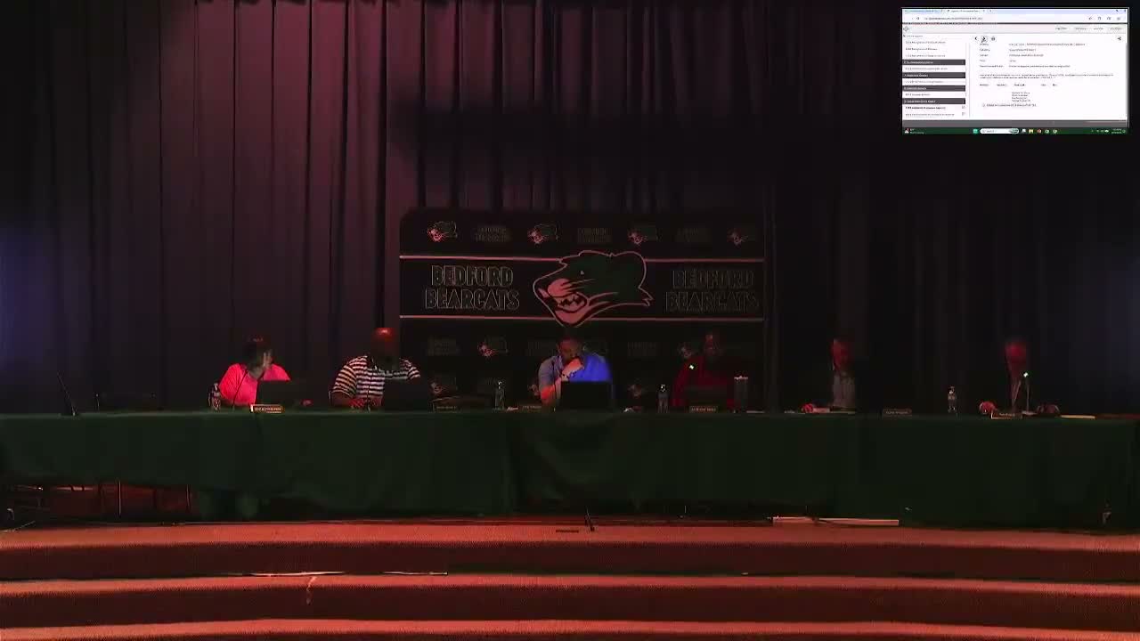 Bedford City Board approves revised graduation list, multiple administrator hires and service contract