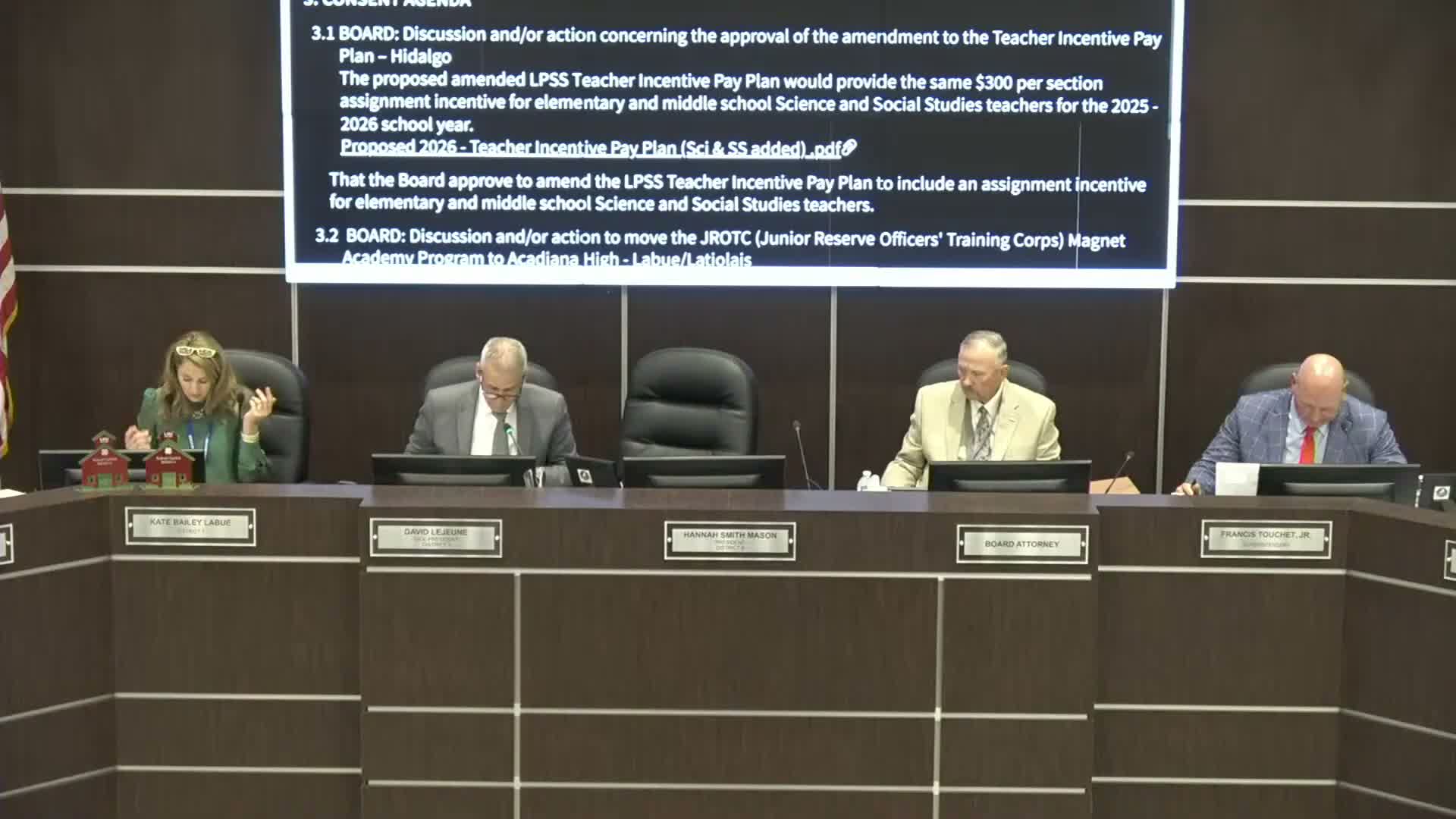 Board approves consent agenda including bus purchases and millage resolutions