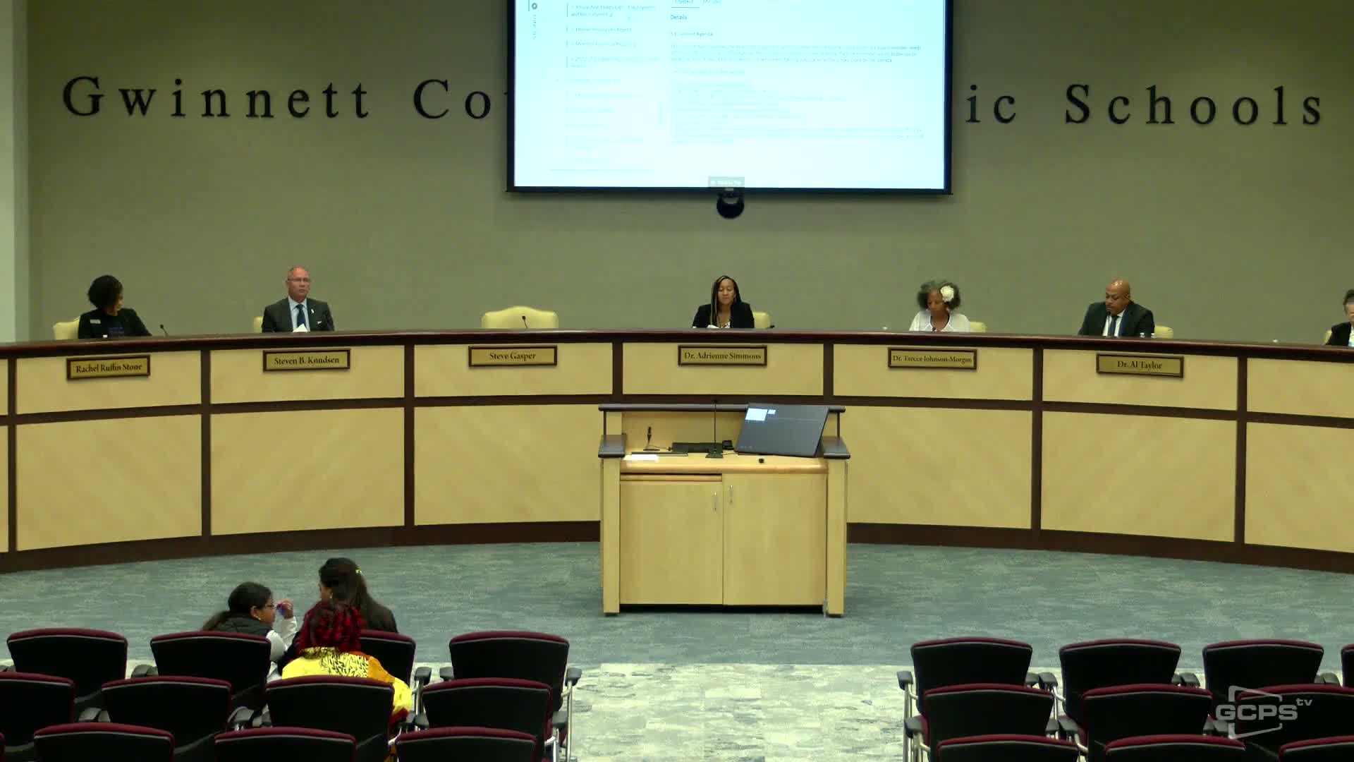Gwinnett board approves temporary hiring‑policy flexibility, hears HR vacancy progress and leadership appointment