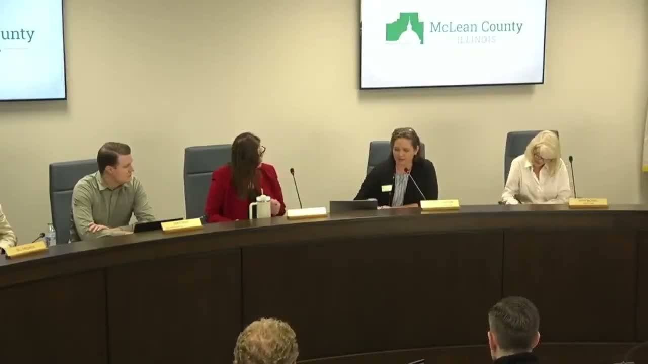 Extension educator urges McLean County leaders to support dementia‑friendly Bloomington‑Normal survey and outreach