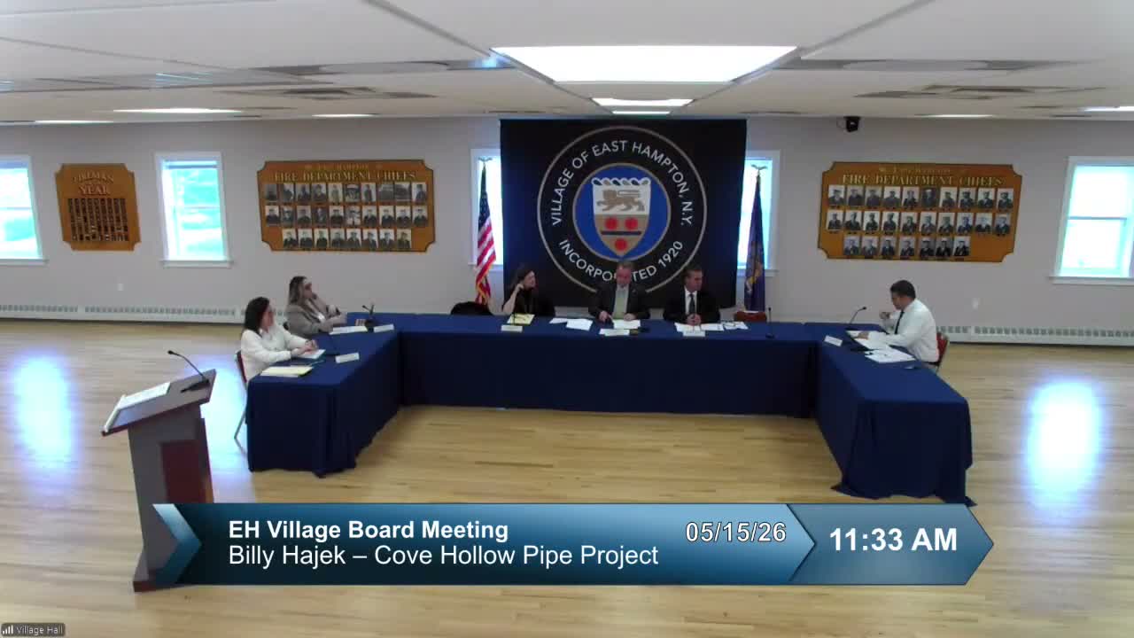 East Hampton village presents tentative 2027 budget, reiterates tax-rate reduction