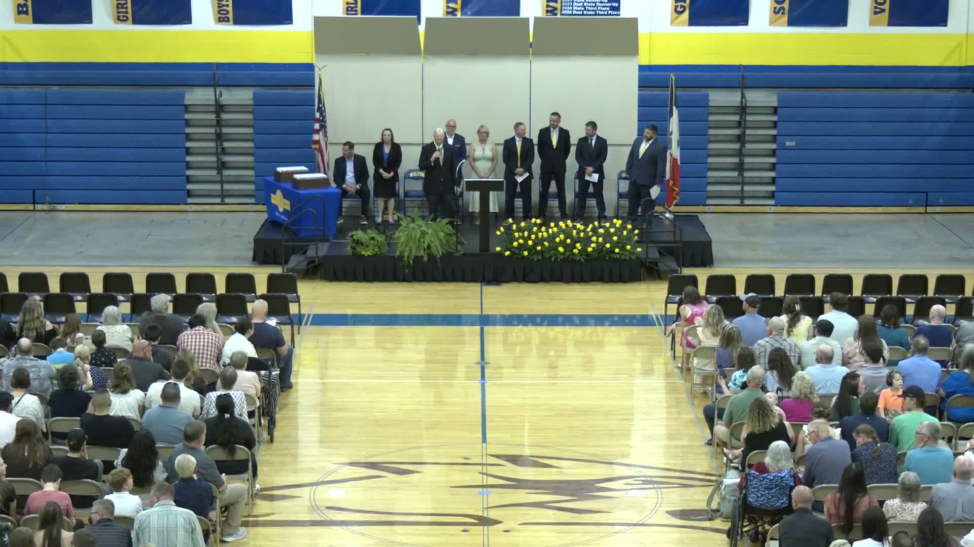 COMMENCEMENT: Non-civic school graduation ceremony — no news articles generated