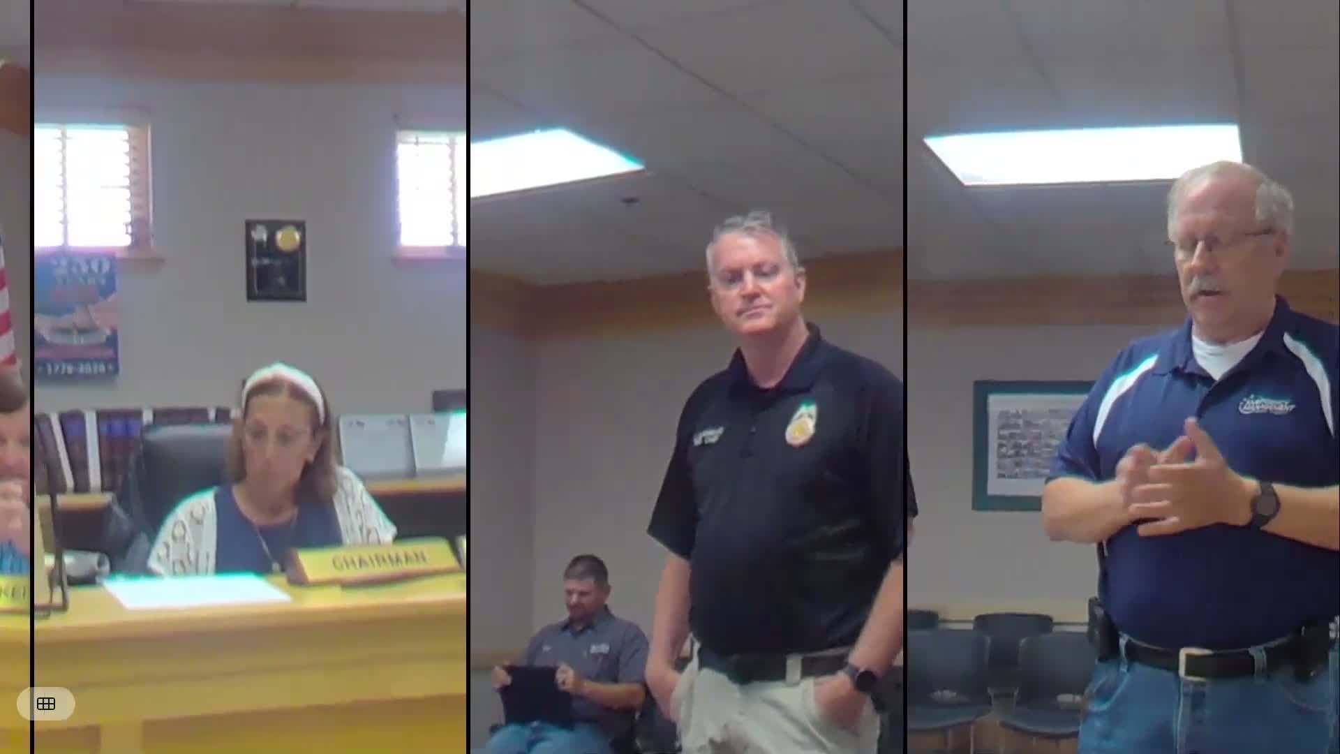 Severe‑weather briefing prompts commission to let county employees leave early