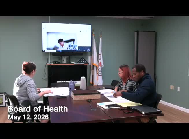 Board of Health approves amended minutes, signs off on fair vendor permits