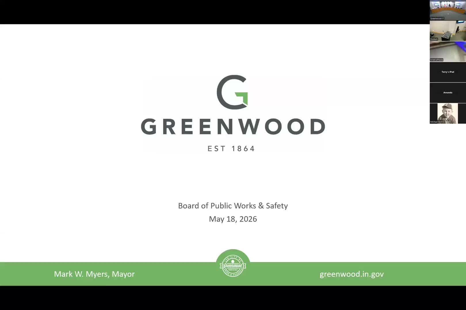 Greenwood board approves multiple contracts, personnel and planning items; list of votes