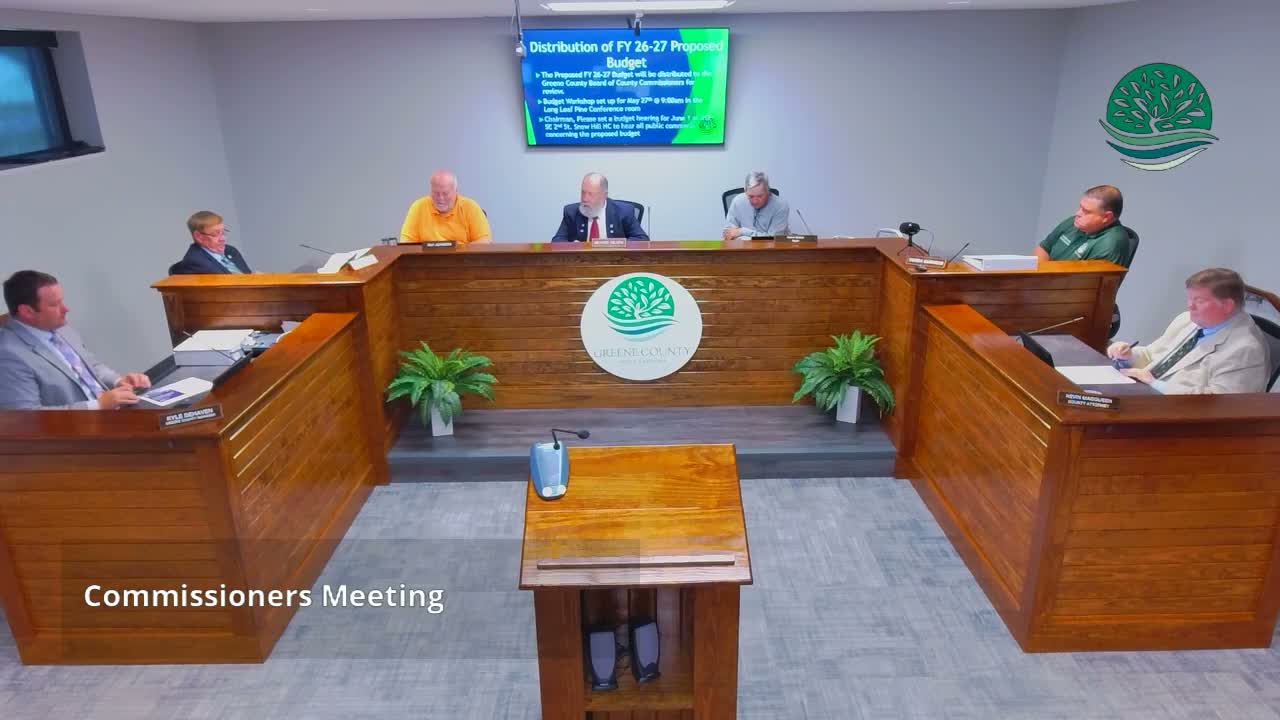 Greene County commissioners set June 1 budget hearing, reappoint workforce board members and proclaim EMS Week