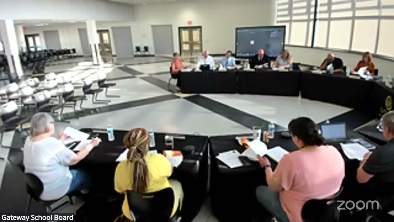 Gateway School District board approves employment action (6.4) for food service