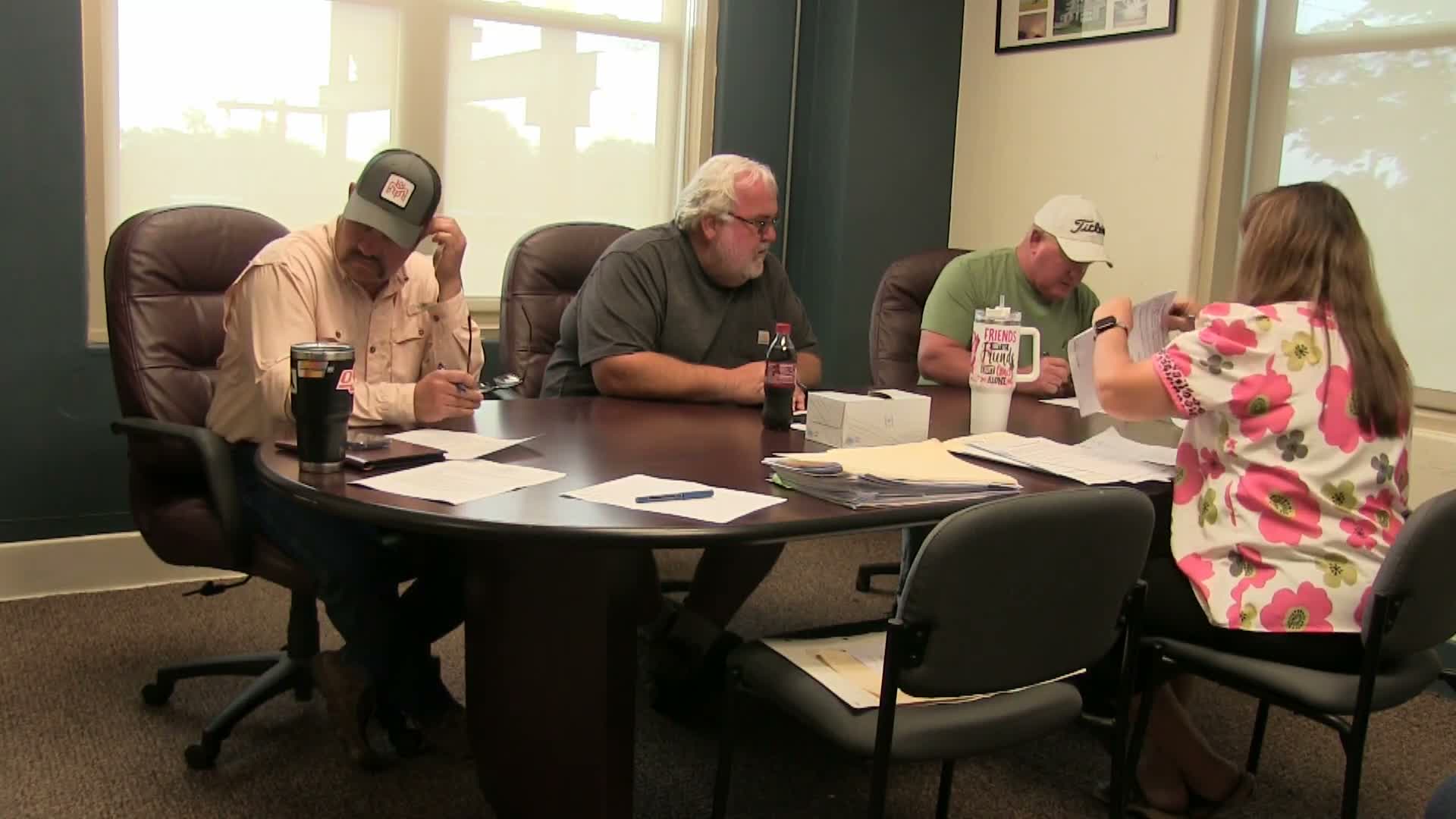 Chair moves to approve $3,939 quote for courthouse system; vote not recorded