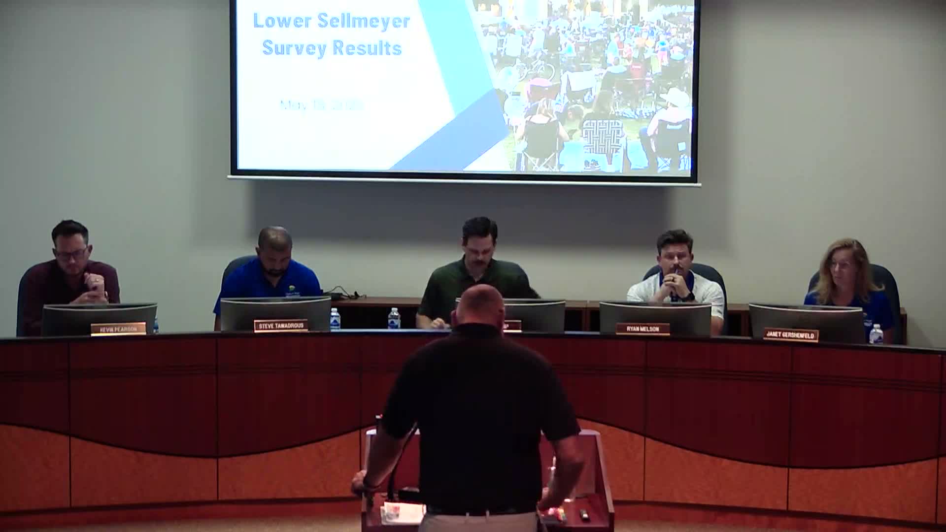 Parks advisory board recommends Option E for Lower Selmaier Park playground, forwards recommendation to City Council