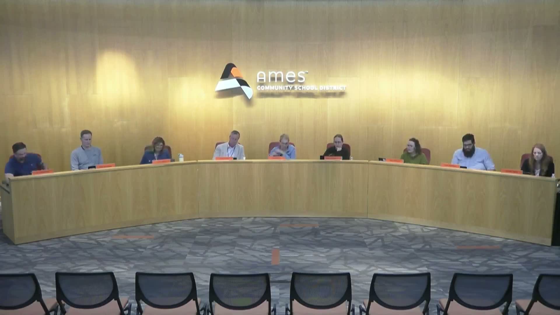 Board approves 25–26 budget amendment, gifts, AEA transfer and final track project payment