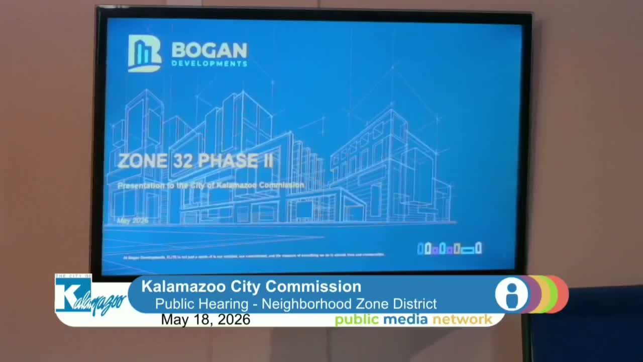 Developer outlines Zone 32 Phase 2; commission holds public hearing on NEZ district