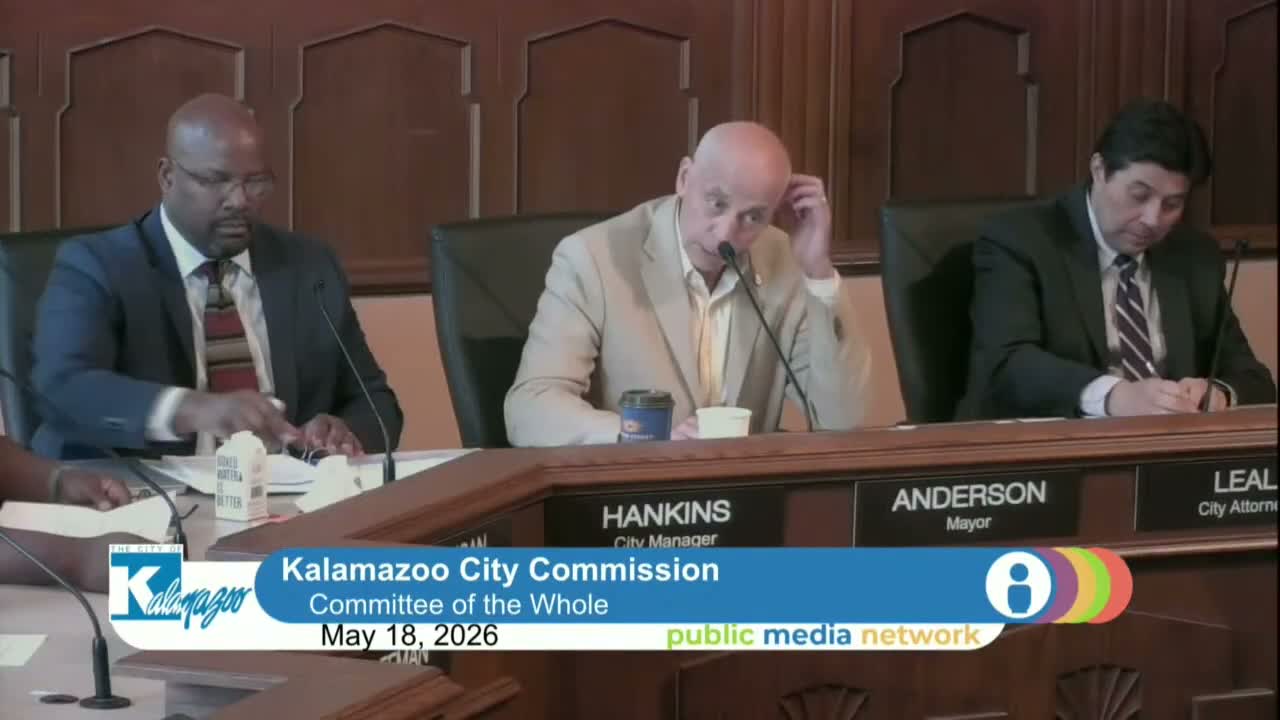 Kalamazoo City Committee of the Whole votes unanimously to enter closed session and adjourns