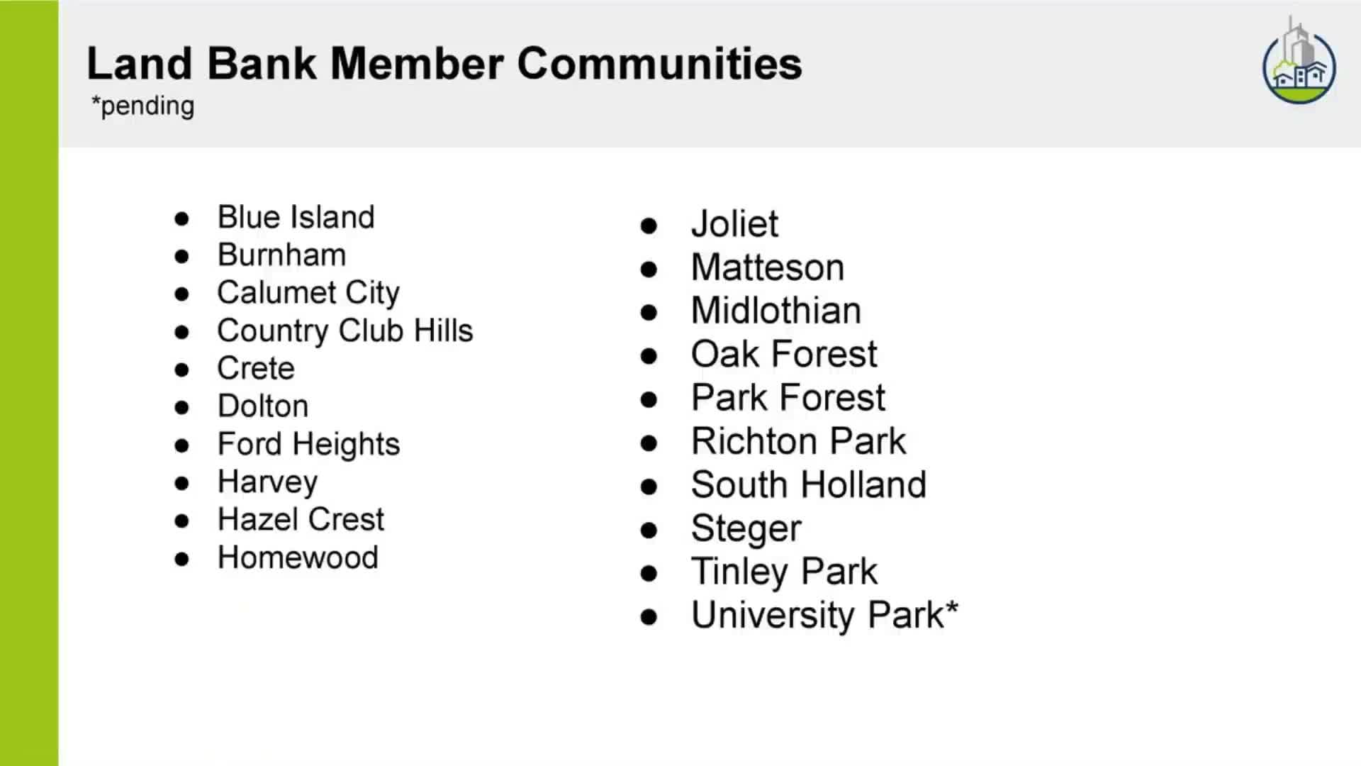 South Suburban Land Bank reintroduced to Dalton trustees as a tool to address abandoned properties